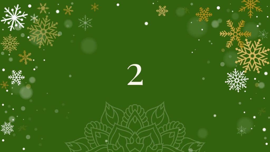 Tür 2 vom Yoga Adventkalender