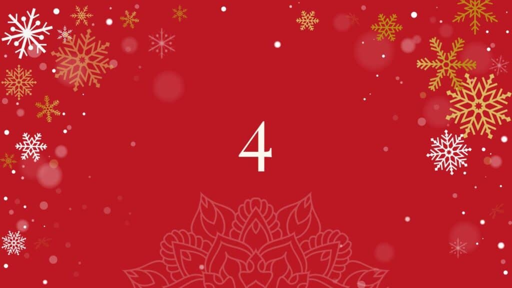 Tür 4 vom Yoga Adventkalender