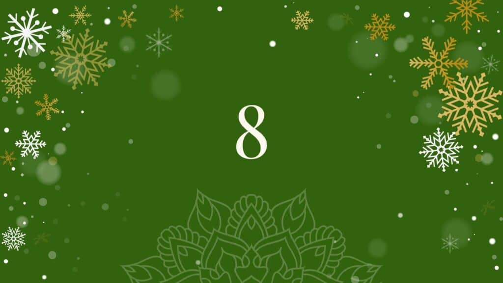 Tür 8 vom Yoga Adventkalender