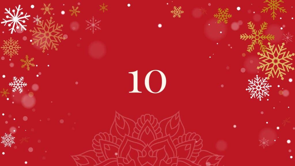 Tür 10 vom Yoga Adventkalender