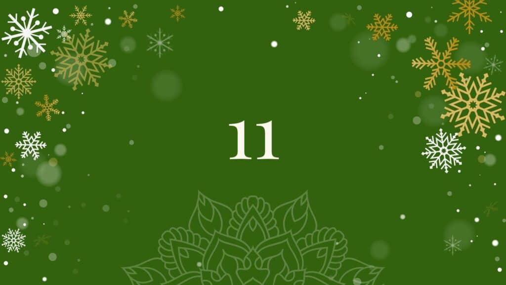 Tür 11 vom Yoga Adventkalender