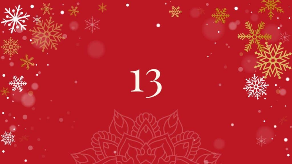 Tür 13 vom Yoga Adventkalender