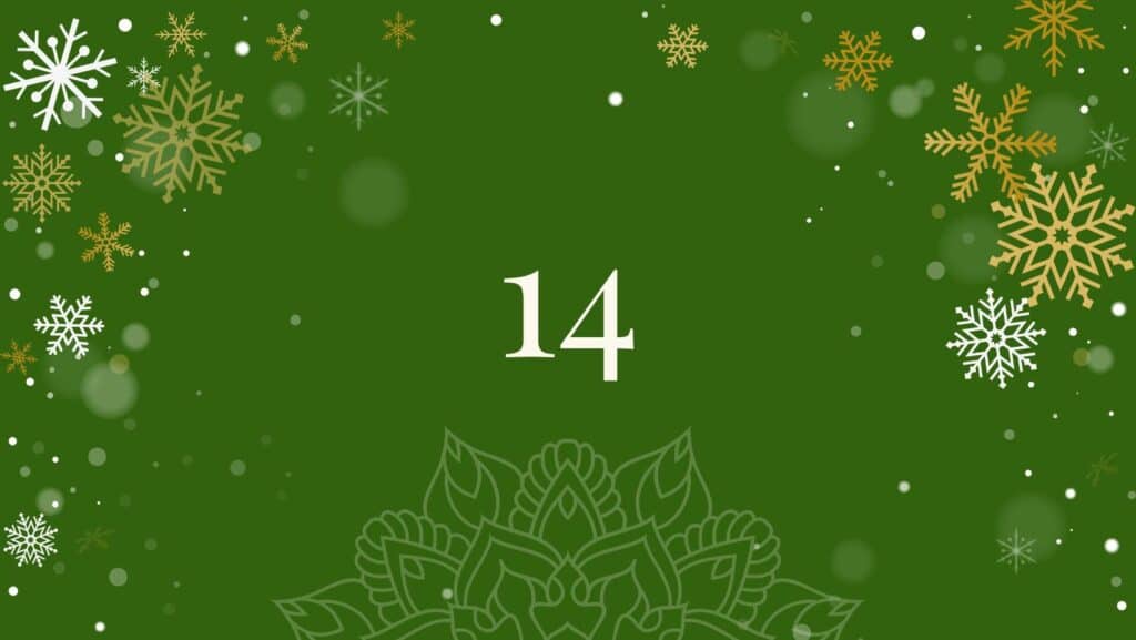 Tür 14 vom Yoga Adventkalender