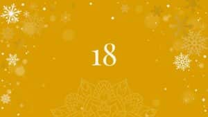 Tür 18 vom Yoga Adventkalender