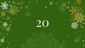 Tür 20 vom Yoga Adventkalender