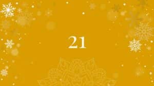 Tür 21 vom Yoga Adventkalender