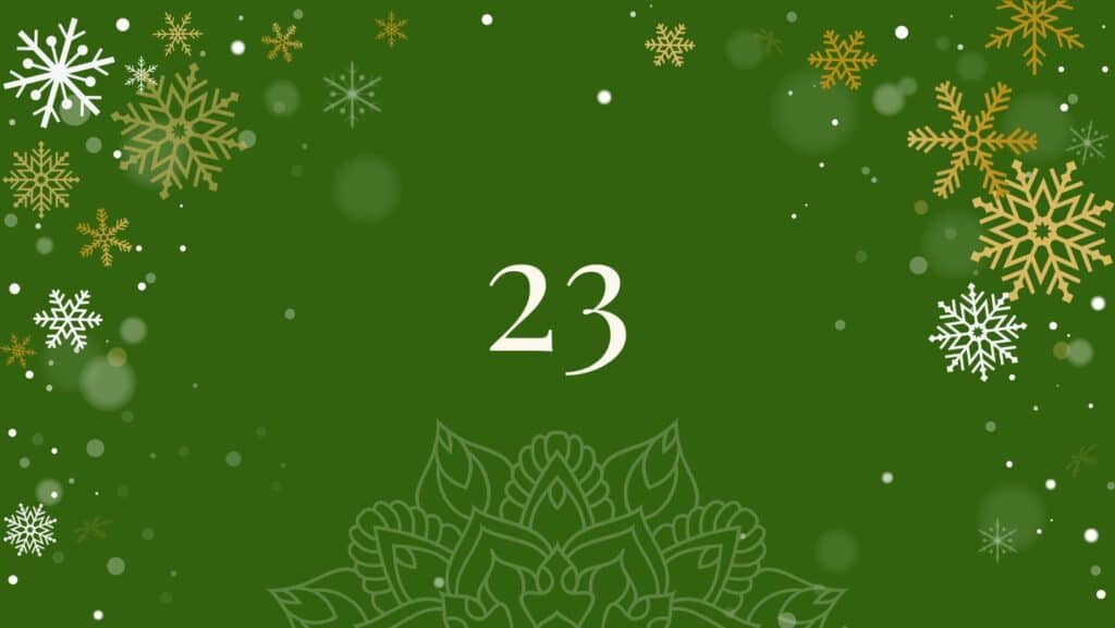 Tür 23 vom Yoga Adventkalender