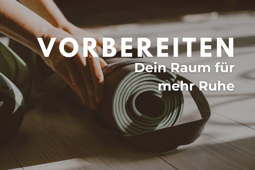 Yoga-Matte im Wohnzimmer – dein Platz für Yoga zu Hause